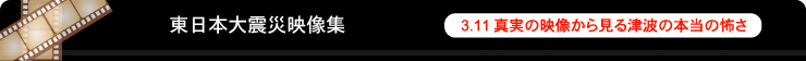 東日本大震災津波動画